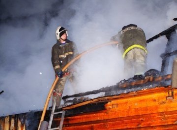 Пожар в муниципальном образовании г. Абакан