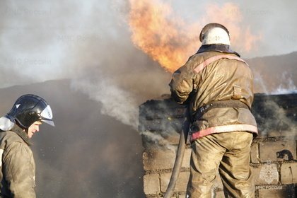 Пожар в муниципальном образовании г. Абакан